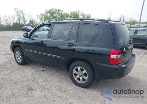 2005 Toyota Highlander V6 z USA, uszkodzony, nr VIN JTEEP21AX50120153